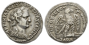 Vespasian AR Tetradrachm of Antioch, Seleucis and Pieria.