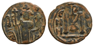 Arab-Byzantine, Umayyad Caliphate AE Fals.