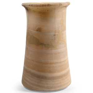 Bactrian Style Alabaster Vase