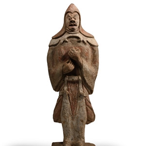 Chinese Wei Terracotta Attendant