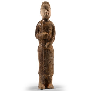 Chinese Sancai Tang Glazed Statuette