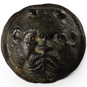 Roman Bronze Silenus Mount