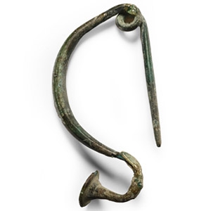 Iron Age Celtic La Tene Bronze Brooch