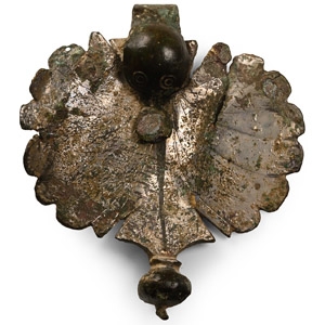 Roman Silvered Bronze Military Horse Harness Pendant