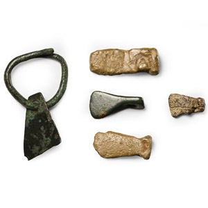 Roman Bronze and Lead Votive Axehead Collection