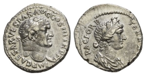 Vespasian AR Denarius.