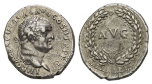 Vespasian AR Denarius.