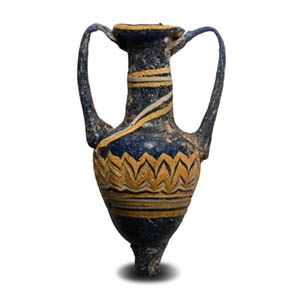 Greek Core-Formed Glass Amphora