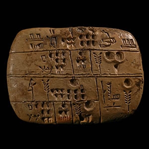 Proto-Sumerian Pictographic Tablet