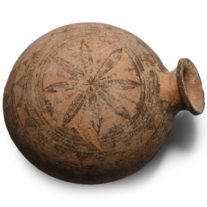 Large Western Asiatic Terracotta Pilgrims Flask