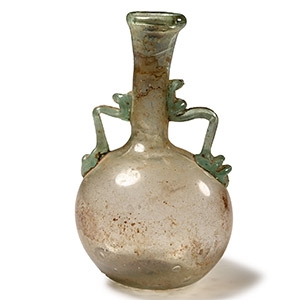 Roman Two-Handled Glass Flask