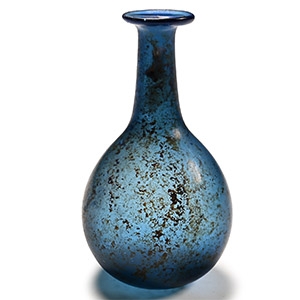 Roman Blue Glass Unguentarium