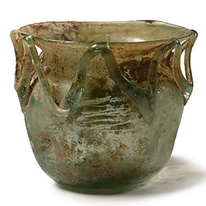 Roman Glass Jar with Trail