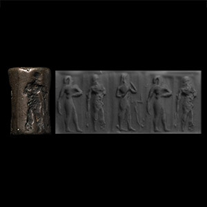 Mesopotamian Stone School Exercise Cylinder Seal