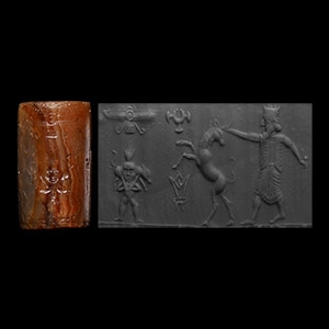 Achaemenid Stone Cylinder Seal