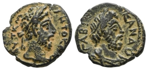 Commodus AE 21mm of Canatha, Decapolis.