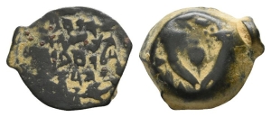 Judaea, John Hyrcanus I AE Prutah.