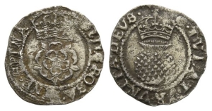 England. Stuart, James I AR Halfgroat.