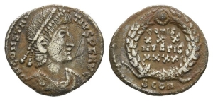 Constantius II AR Reduced Siliqua.
