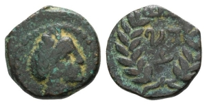 Nabataea, Aretas IV AE Quarter Unit.