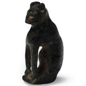 Egyptian Style Stone Bastet Amulet