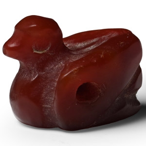 Egyptian Red Jasper Bird Amulet