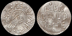 Anglo-Saxon Ceolwulf I - Waerbeald -  East Anglia Penny