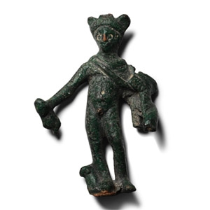 Roman Bronze Mercury Statuette