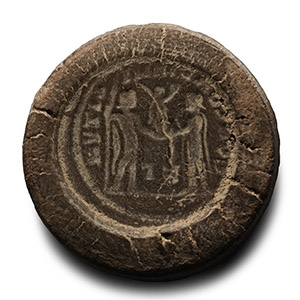 Roman Bifacial Terracotta Forgers Coin Mould