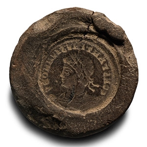 Roman Bifacial Terracotta Forgers Coin Mould