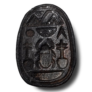 Egyptian Black Stone Scarab