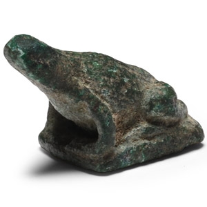 Egyptian Bronze Frog Weight