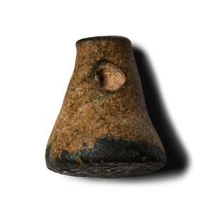 Byzantine Bronze Weight with Flower