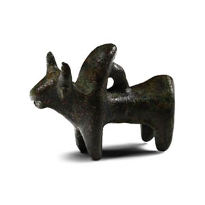Amlash Bronze Zebu Amulet