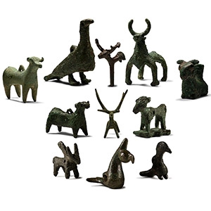 Amlash Bronze Collection of Animals