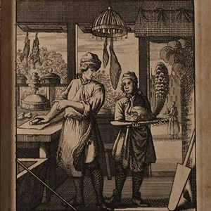 Three Illustrations of Jan Luykens Book of Trades Het Menselyk Bedryf