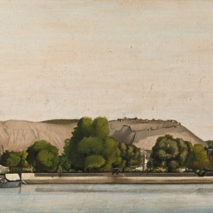Indian Company School Watercolour on paper of the Delhi River