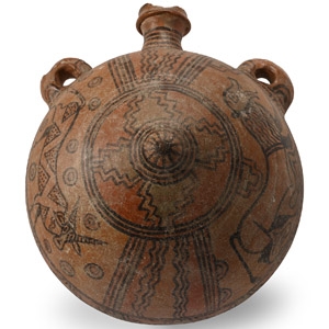 Very Large Indus Valley Terracotta Flask