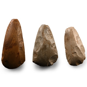 Stone Age Polished Handaxe Group