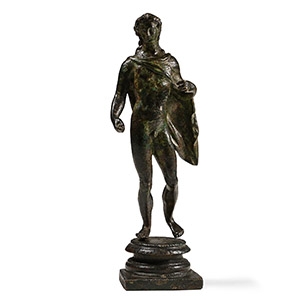 Roman Bronze Figure of Apollo