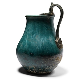 Roman Bronze Jug with Handle