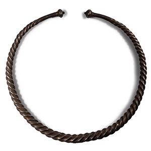 Thracian Twisted Silver Torc