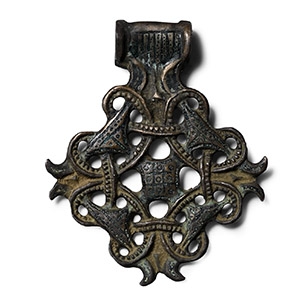 Viking Silver Interlace Pendant