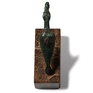 Etruscan Bronze Decorated Belt Mount