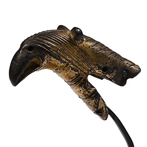 Anglo-Saxon Gilt Bird-Headed Finial