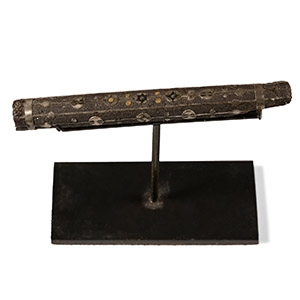 Viking Inlaid Silver and Gold Knife Handle