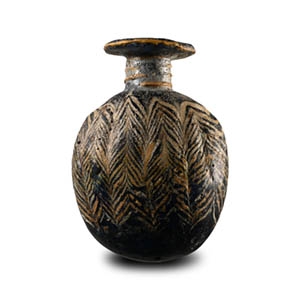 Greek Core-Formed Glass Aryballos