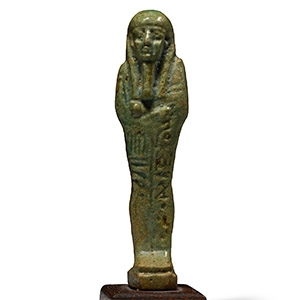 Egyptian Faience Shabti for Hor-sa-Iset