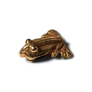 Old Babylonian Gold Frog Amulet