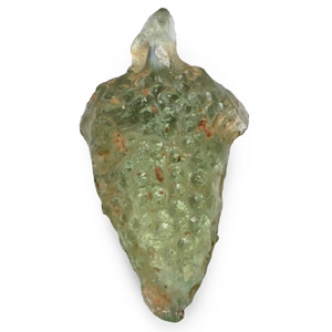 Roman Green Glass Grape Pendant